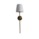 Axya Nordic Wall Lamp with White Lampshade for Hotel Corridors, Bedroom, Bathroom