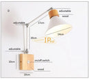 Nordic Wood Bedside Lamp with APP Control by Axyaa