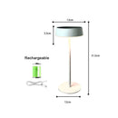 Axyaa Solar LED Desk Lamp: Dimmable, Waterproof, Rechargeable for Garden, Terrace, Camping