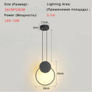 Axyaa Nordic Brass LED Pendant Chandelier Cozy Modern Bedroom Light Fixtures