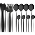 Axyaa White Gold 16-Piece Stainless Steel Cutlery Set