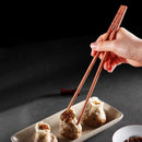 Red Sandalwood Blessings Chopsticks Set by Axyaa - Premium, Mould-Resistant, Non-Slip