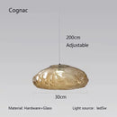 Nordic Glass Chandelier Light | Axyaa LED Pendant Lamp for Kitchen, Bedroom, Living & Dining Room