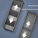 Axyaa Aluminum Cutlery Drawer Organizer: Flatware Utensil Tray for Kitchen Cabinet Storage