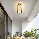 Axyaa Rectangular LED Scandinavian Ceiling Light for Corridor Entryway Foyer Living Room
