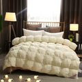 Axyaa Luxury Goose Down Quilted Cotton Winter Comforter Blanket