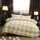 Axyaa Luxury Goose Down Quilted Cotton Winter Comforter Blanket