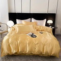 Axyaa Ice Silk Quilt Cover & Pillowcase Set - Summer Smoothness, Naked Sleep Quality