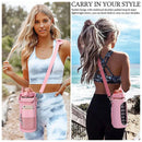 Axyaa 2L Insulated Water Bottle Sleeve - Large Capacity Portable Holder Bag