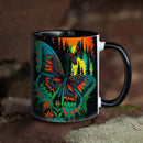 Axyaa Dancing Fairy Butterflies Coffee Mug, Colorful Design Institute Tea Cup