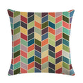 Axyaa Diamond Geometry Pillow Cover - Geometric Print Cushion Case 45x45cm
