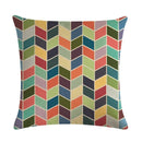 Axyaa Diamond Geometry Pillow Cover - Geometric Print Cushion Case 45x45cm