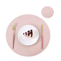 Axyaa PU Faux Leather Table Mats & Coasters Set for Dining & Kitchen, Christmas Theme