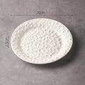 Axyaa Stone Pattern Ceramic Plate Set for Molecular Cuisine and Restaurant Tableware