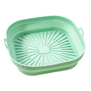Axyaa Silicone Air Fryer Pan Liner for Oven Baking Tray & Pizza Chicken Mould