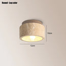 Axyaa Travertine Ceiling Lamp for Hallway & Aisel Stone Decor, Indoor/Outdoor Lighting Fixtures