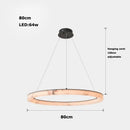 Axyaa LED Round Designer Chandelier for Living Room Lighting