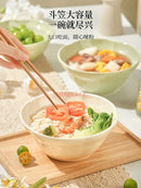 Axyaa Ceramic Noodle Bowl for High Beauty Noodles and Soup