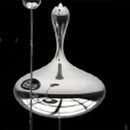 Axyaa Lava Drops Glass Pendant Light Silver for Kitchen Dining Room Island Decor
