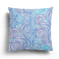 Axyaa Green Blue Wave Pattern Decorative Pillow Sleeve for Bedroom, Sofa, Car, Office