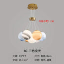 Axyaa Magic Bean Nordic Cream Chandelier - Modern Bedroom Lighting