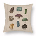 Axyaa Retro Flower Fox Pillowcase in Peach Skin Velvet.