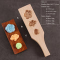 Axyaa Wood Cake & Mooncake Mold: Eco-Friendly Animal Flower Pastry Multilattice Mold