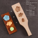 Axyaa Wood Cake & Mooncake Mold: Eco-Friendly Animal Flower Pastry Multilattice Mold