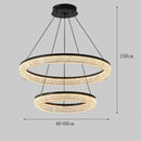 Axyaa Modern LED Chandelier Pendant Light for Dining Room Ceiling, Decorative Indoor Lighting
