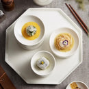 Axyaa Solid Color Ceramic Dinner Plates for Hotel & Restaurant Tableware