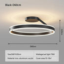Axyaa Minimalist Ring LED Ceiling Chandelier for Dining Living Room Bedroom Lighting