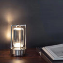 Axyaa Rechargeable Cross Table Lamp, Plastic Touch Dimming Night Light for Home Decoration