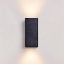 Axyaa Black Travertine LED Wall Sconce Reading Lamp