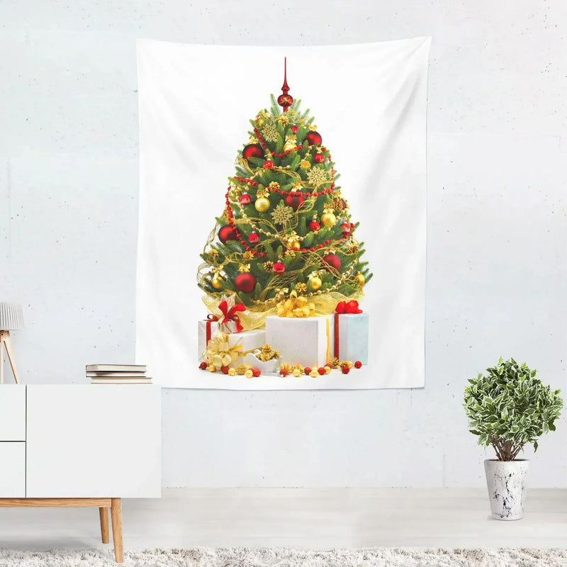 Axyaa Christmas Tree Tapestry for Living Room Wall Decor