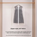 Axyaa Hanging Clothes Dust Cover - Wardrobe Organizer Garment Bag with Zipper