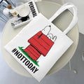 Axyaa Cartoon Dog Tote Bag - Foldable Shoulder Bag for Women and Students