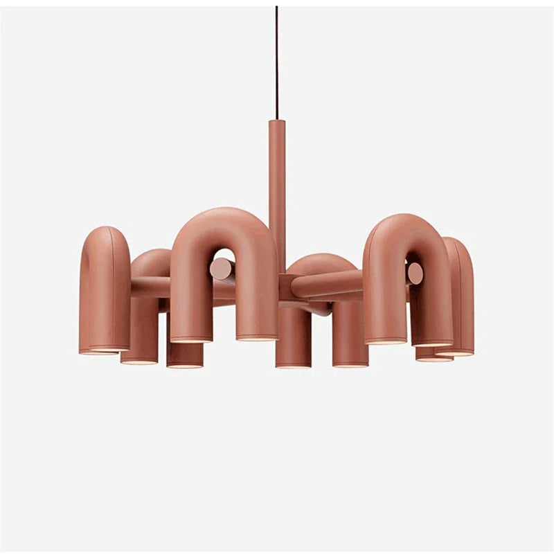 Axyaa Modern U-shaped Pendant Lamp for Living, Dining, Bedroom - Creative, Bauhaus-Inspired Design