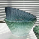 Axyaa Fruit Plate Glass Bowl Soup Bowl Salad Bowl Living Room Household Dishes