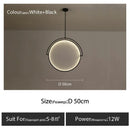Axyaa Nordic Art LED Pendant Lamp for Modern Restaurant and Bar Counter