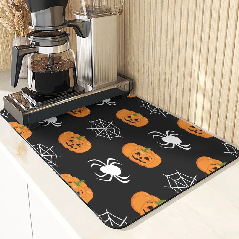 Axyaa Halloween Pumpkin Table Mouse Pad Set