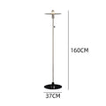 Axyaa Modern Metal Floor Lamp Postmodern LED Light for Living Room & Bedroom