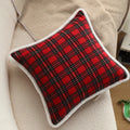 Axyaa Christmas Pillowcase Set in Red and Green for Home Decor