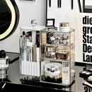 Axyaa Acrylic Makeup Organizer with Push-Lift Feature