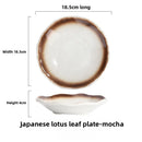 Axyaa Irregular Ceramic Tableware Set - Creative Japanese & Korean Style Dining Plates
