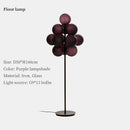 Axyaa Contemporary Grape Chandelier: Glass Ball Pendant Lamp for Living Room, Bedroom, and More