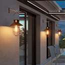Axyaa Solar Iron Chandelier for Garden Courtyards: Decorative Landscape Lighting