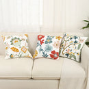 Axyaa Floral Embroidery Pillowcase Cover for Home Decor