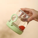 Axyaa Portable Salad Cup with Spoon: Fitness Food Container for Breakfast and Oats