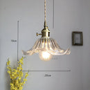Axyaa Green Glass LED Pendant Hanging Lamp for Home Decor