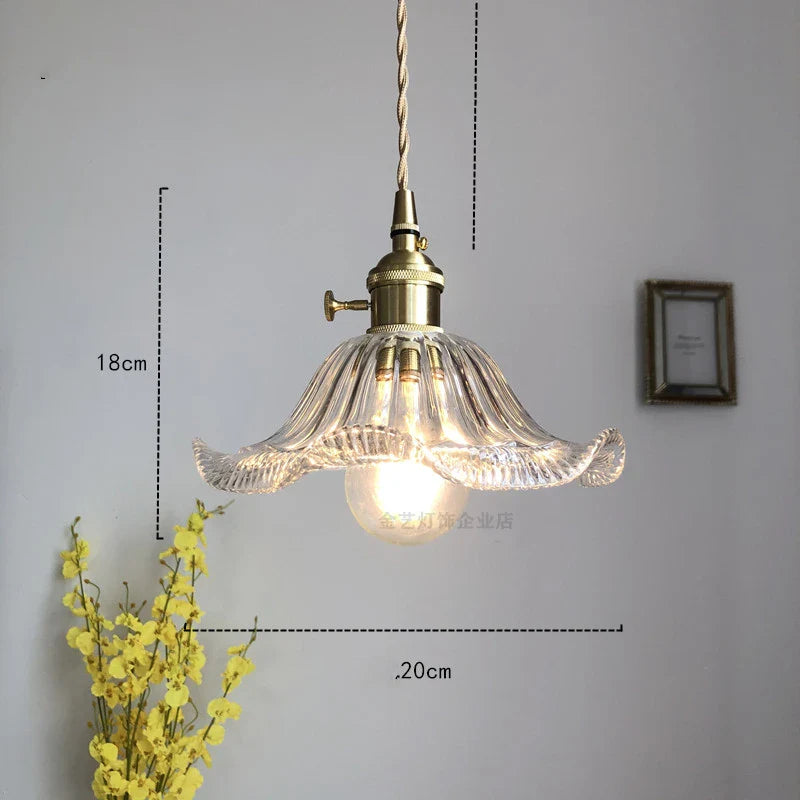 Nordic Green Glass LED Pendant Light by Axyaa - Modern Indoor Lighting